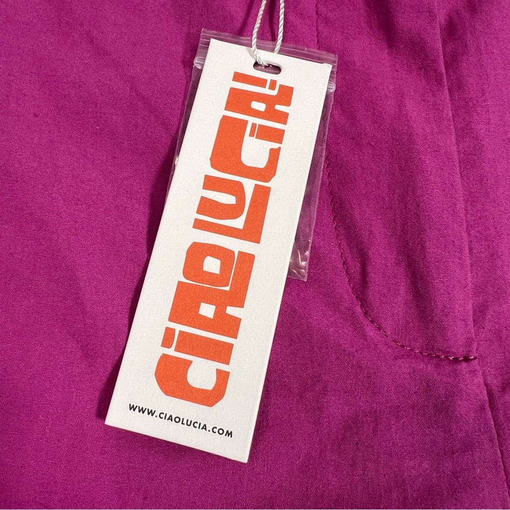 NWT Ciao Lucia Cotton Poplin Silos Shorts Orchid Pink Size XXS - Picture 5 of 12
